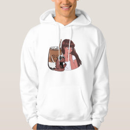 Iced Coffee Vibe & Caffeine Energie – Esthetisch A Hoodie
