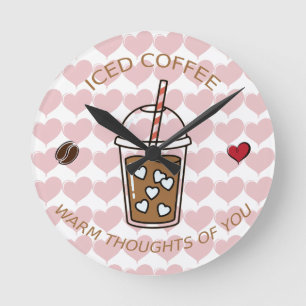 Iced Coffee Warme Gedachten Aan Jou Ronde Klok