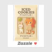 Iced Cookies: Bunny Girl Fox Mask & Bao Bao Bunny Sticker (Vel)