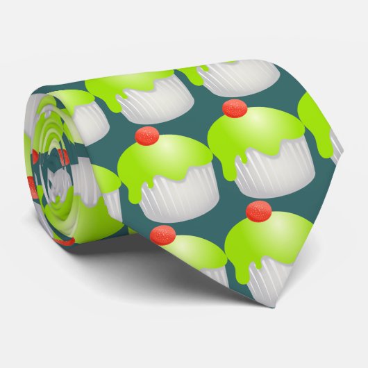 Iced Cupcake Stropdas (Opgerold)