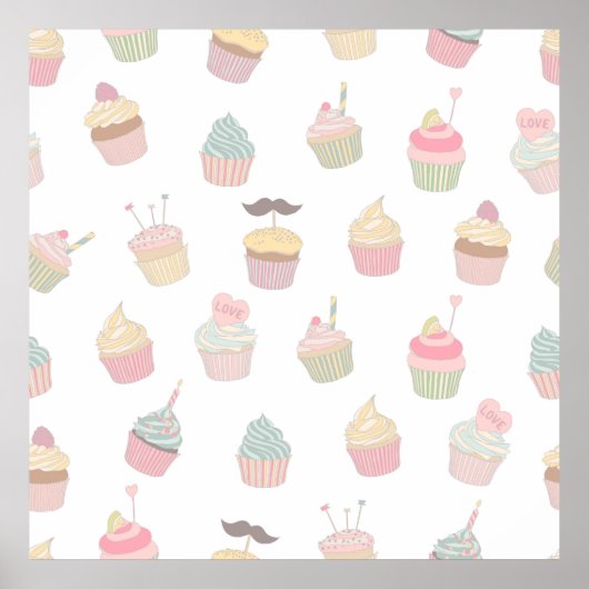 Iced Cupcakes Poster (Voorkant)