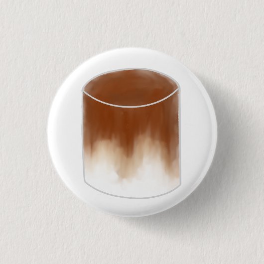 Iced Dalgona Whipped Coffee Cadeau Ronde Button 3,2 Cm (Voorkant)