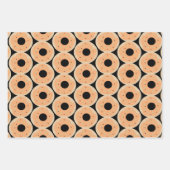 Iced Donuts Halloween Sprinkles Oranje Green Black Inpakpapier Vel (Voorkant 3)