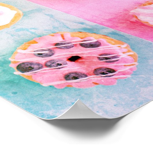 ICED DONUTS POSTER (Hoek)