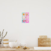 ICED DONUTS POSTER (Keuken)