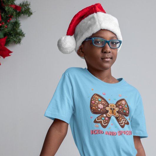 Iced en gekruid peperkoek Coquette Bow T-shirt