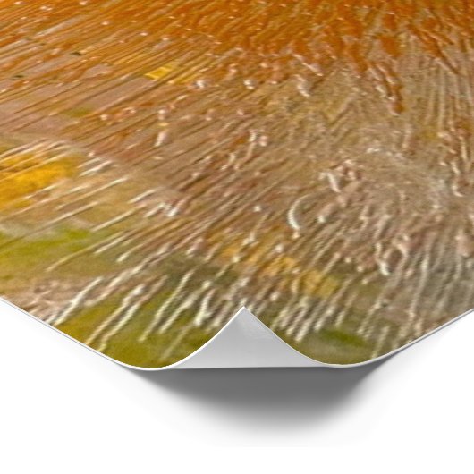 Iced Gladioli, Poster (Hoek)