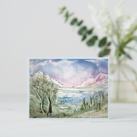 Iced Hills Briefkaart (Staand voorkant)