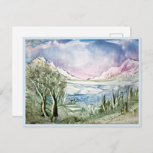 Iced Hills Briefkaart (Voorkant / Achterkant)