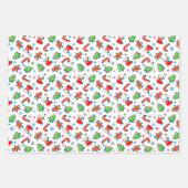 Iced kerstkoekjes inpakpapier vel (Voorkant 2)