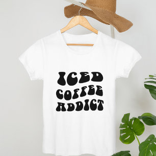 Iced koffie-advies Koffieadviseur Koffiekoffie T-shirt