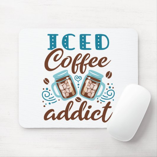 Iced koffie-advies muismat (Met muis)
