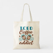 Iced koffie-advies tote bag (Achterkant)