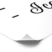 Iced koffie latte liefhebbers club esthetiek grapp perfect poster (Hoek)