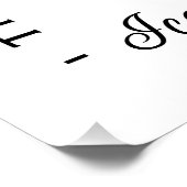 Iced matcha latte lovers club wellness meisjes perfect poster (Hoek)