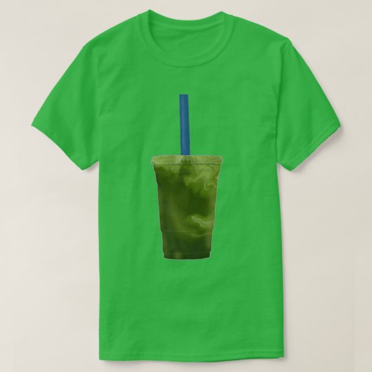 Iced Matcha Latte T-shirt (Design voorkant)