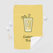 Iced Tea Golf Towel Golfhanddoek (Insitu)