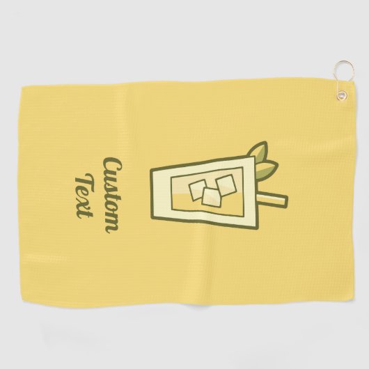 Iced Tea Golf Towel Golfhanddoek (Horizontaal)