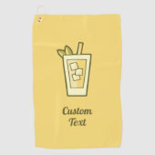 Iced Tea Golf Towel Golfhanddoek (Voorkant)