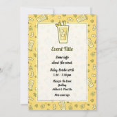 Iced Tea Invitation Kaart (Achterkant)