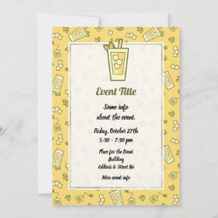 Iced Tea Invitation Kaart