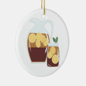 Iced Tea Keramisch Ornament (Rechts)