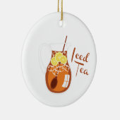 Iced Tea Keramisch Ornament (Rechts)