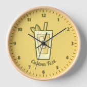 Iced Tea Large Clock (Voorkant)
