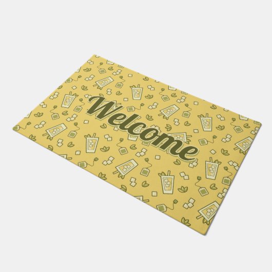 Iced Tea Pattern Doormat Deurmat (Schuin)