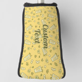 Iced Tea Pattern Golf Head Hoesje Golfheadcover (Draai 90)