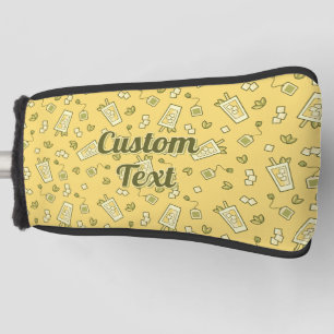 Iced Tea Pattern Golf Head Hoesje Golfheadcover