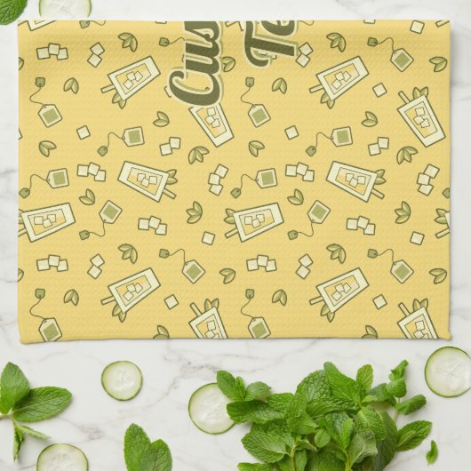 Iced Tea Pattern Kitchen Towel Theedoek (Gevouwen)