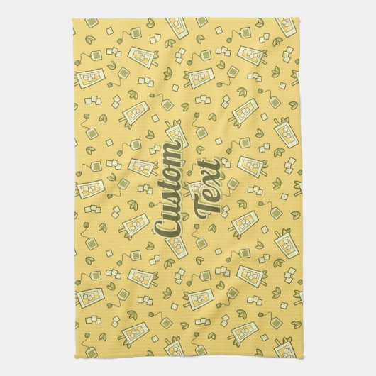 Iced Tea Pattern Kitchen Towel Theedoek (Verticaal)
