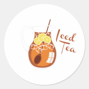 Iced Tea Ronde Sticker