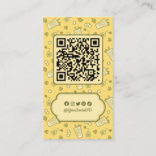 Iced Tea Visitekaartje (Achterkant)