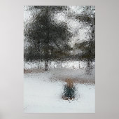 Iced Window Print, waarde Poster papier (mat) (Voorkant)