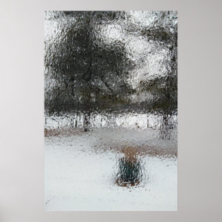 Iced Window Print, waarde Poster papier (mat)