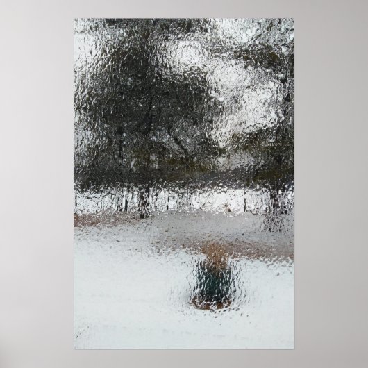 Iced Window Print, waarde Poster papier (mat) (Voorkant)