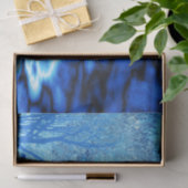 Iced Winter Tree Cobalt Blue Sky Tissuepapier (Geschenk)