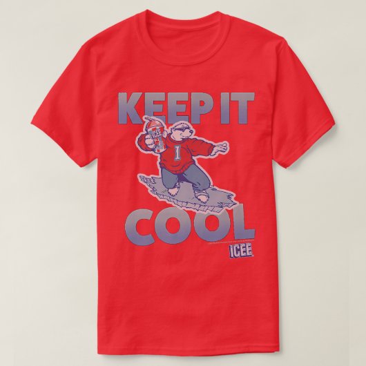 ICEE-Beer houdt IT-koel Surf Premium T-shirt (Design voorkant)