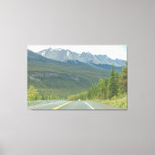 Icefield Parkway Road Canvas Afdruk (Voorkant)
