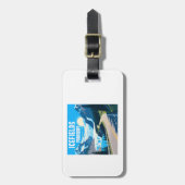 Icefields Parkway Alberta Canada Landschap Bagagelabel (Voorkant verticaal)