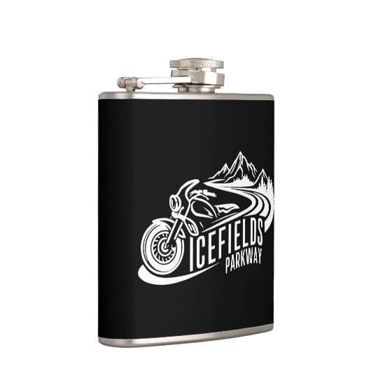 Icefields Parkway Alberta Canada Motorcycle Heupfles (Rechts)