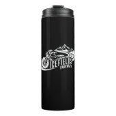 Icefields Parkway Alberta Canada Motorcycle Thermosbeker (Voorkant)