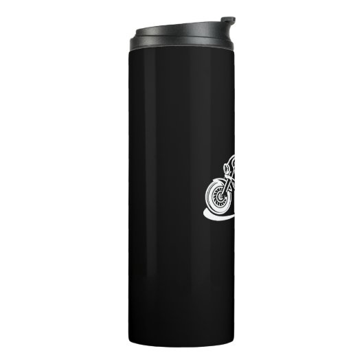 Icefields Parkway Alberta Canada Motorcycle Thermosbeker (Gedraaid links)