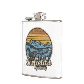 Icefields Parkway Alberta Canada Retro Heupfles (Links)