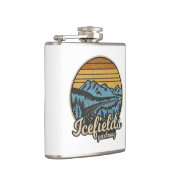 Icefields Parkway Alberta Canada Retro Heupfles (Rechts)