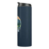 Icefields Parkway Alberta Canada Vista Thermosbeker (Geroteerd rechts)