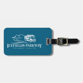 Icefields Parkway Alberta Recreatievoertuig Bagagelabel (Voorkant horizontaal)