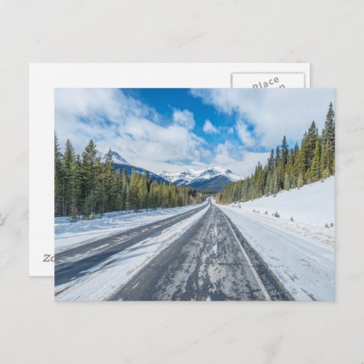 Icefields Parkway Briefkaart (Voorkant / Achterkant)